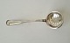 Antique Double ribbed tea strainer in silver