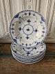 Royal Copenhagen Blue Fluted half lace soup plate no. 566 - 21 cm. 1898-1923