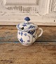 Royal Copenhagen Blue Fluted half-lace mustard jar no. 744