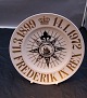 B&G Denmark  Commemorative plate 1899-1972 in memory of His Majesty King Fredrik 
IX