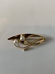 Broche i 14 karat Guld
Stemplet 585