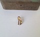 Pendant in 8 kt gold with zircon