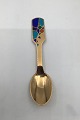 A. Michelsen Gilded Sterling Silver Christmas Tea Spoon 1990