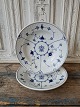 B&G Blue fluted Hotel porcelain with logo large soup plate No. 1008