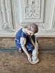 B&G Figure - Girl with cat No. 1745