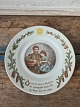 Royal Copenhagen Peters Christmas cake plate motif 7 - 19 cm.