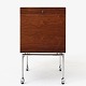 Poul Nørreklit / Georg Petersens Møbelfabrik
Brazilian rosewood bar with white Formica top and chromed steel frame. 1960