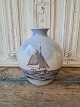 B&G vase decorated with sailboat no. 8779 - 506