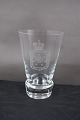 Danish freemason glasses, beer glasses for Syvstjernen in Aalborg, engraved with 
freemason symbols, on an edge-cutted foot