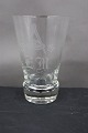 Danish freemason glasses, beer glasses  engraved with freemason symbols, on an 
edge-cutted foot
