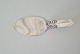 Cake shovel in silver decorated with flowers