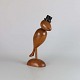 Teaktræs figur
Fugl med hat