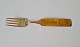 A.Michelsen Christmas fork in sterling silver with enamel 1967