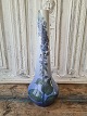 Royal Copenhagen unique Art Nouveau vase decorated with blue flowers 44 cm.