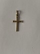 Beautiful classic gold cross in 14 carat gold, stamped 585 HS, for chain.