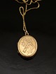 Fotgyldt medallion