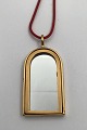 Georg Jensen Gilded Brass Window Pendent No. 5201