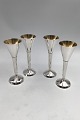 Franz Hingelberg Sterling Silver Shots Glas Set (4)