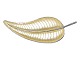 Danish Sterling silver
Leaf brooch with yellow enamel