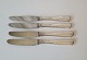 Double serrated dinner knife in silver and steel from Horsens Silver 22 cm.