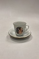 Bing og Grøndahl Carl Larsson Kaffekop og underkop No. 4508/305 Motiv 3