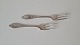 Empire cake fork in silver