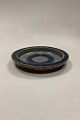 Stoneware Bowl in gray blue and cobalt blue