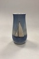 Bing and Grøndahl Art Nouveau Vase - Sailboat No. 800/5209