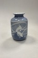 Bing and Grøndahl Vase with Arctic Grouses from Greenland No. 720/5463
