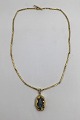 Bent Gabrielsen 18ct Gold Necklace and Pendant (Opal)