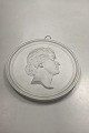 Royal Copenhagen Bisquit Platte med motiv af Thorvaldsen