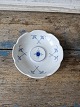 B&G Blue fluted ashtray no. 7207