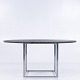 Poul Kjærholm / E. Kold Christensen
PK 54 - Round dining table in flint-rolled ‘Porsgrunn’ marble with fossils. The 
table is stamped from the manufacturer. PK54A maple extension ring with holder 
is available at an additional cost.
1 pc. in stock
Good condition

