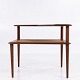 Hvidt & Mølgaard / France & Daverkosen
FD 519 - Corner table/coffee table in teak and patinated wicker. Designed in 
1956.
1 pc. in stock
Good, used condition
