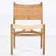 Hans J. Wegner / Carl Hansen & Son
CH 31 - Dining chair in patinated oak and partially patinated wicker. Stamped 
from the manufacturer.
1 pc. in stock
Good, used condition
