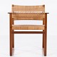 Børge Mogensen / Fredericia Furniture
BM 62 - Armchair in patinated mahogany and cane.
1 pc. in stock
Good, used condition
