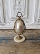 Antique mother-of-pearl box for perfume bottle - gilded mounting on marble base