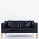 Børge Mogensen / Fredericia Furniture
BM 2212 - 2 seater sofa in original black leather with legs in oak.
1 pc. in stock
Good, used condition
