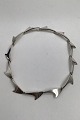 Bent Knudsen Sterling Silver Necklace Shark fin