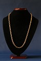 Anchor chain in 14 carat gold, with lobster clasp. Stamped FK 585.