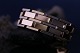 Block gold bracelet with 5 rows and lobster clasp. Stamped HV & SK 585