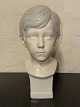 Art Nouveau period: B&G bust of Young man In porcelain