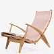 Poul Volther / Klassik Studio.
‘Kongestolen’ easy chair in oiled oak and natural core leather.
1 pc. in stock
