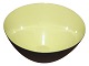 Krenit stor limegrøn skål 25 cm.