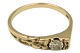 8 karat guld
Ring med klar sten - Str. 55
