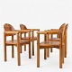 Rainer Daumiller
Set of 4 dining chairs in solid lacquered pine from the 1970s.
1 set in stock
