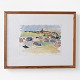 Høstberg.
Akvarel maleri med landskabsmotiv i træramme. Fra 1964. Signeret af kunstneren.
1 stk. på lager
