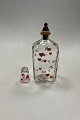 Holmegaard Jacob Bang Kantine Flask with 1 glasses Hearts