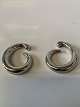Georg Jensen Sterling Sølv Øreringe med Elfenben No. A33
