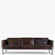 Hans J. Wegner / Johannes Hansen
JH 803 - 3 pers. sofa i originalt, brunt læder med stel i metal.
1 stk. på lager
